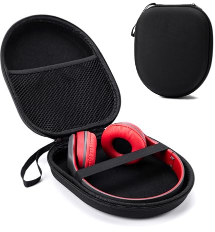 Kinesgsg Hörlursväska, allmänt skydd, hörlursfickor över öronen, säker och bärbar, resehörlursfodral för JBL Tune 510BT, för Sony WH-CH520/510, 520BT 500 720 BT 770 NC 760 NC