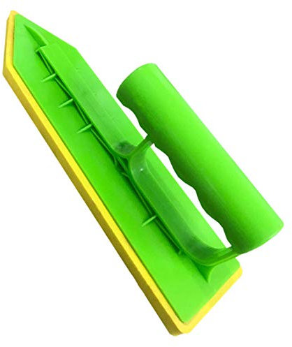 2 pcs tuile calfeutrage truelle poignée en caoutchouc constructeurs maçons éponge truelle plâtrage seau truelle maçon outil