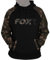Fox Black/Camo Raglan Hoodie - Angelpullover, Größe:XXXL