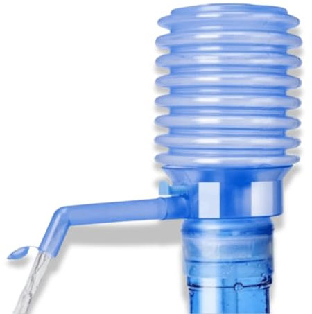 PARENCE.- Bomba de agua manual universal para fuentes - Dispensador de agua portátil en acordeón - Compatible con botellas - Fácil de usar e instalar