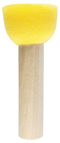 Ideen mit Herz XL Stupf-Pinsel, Ø 6cm | Schwammpinsel, Tupfpinsel, Stupfschwamm, Schablonierpinsel