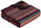 Ibena Guntur Decke 150x200 cm, Baumwollmix weich, warm & waschbar, Kuscheldecke Streifen Mustermix rot pink