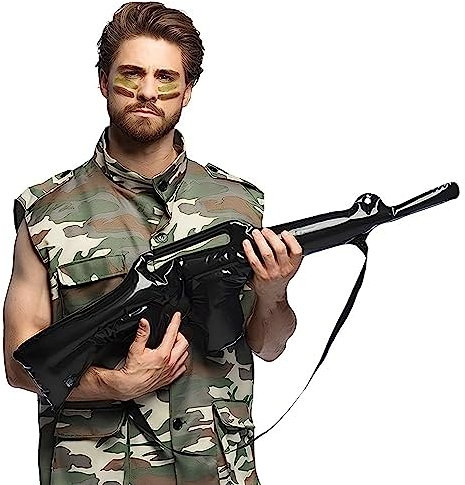 Boland 00442 - Pistola hinchable SAWT, 45 x 55 cm, juguete de agua, decoración, decoración de fiesta para piscina, fiesta de verano y fiesta temática, accesorios para disfraces de carnaval