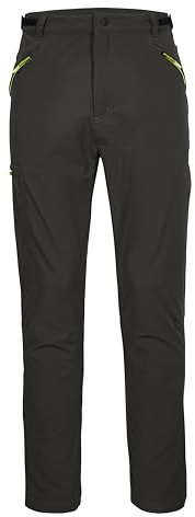 killtec Hombres Pantalones funcionales/Pantalones de Senderismo KOS 323 MN PNTS, Green, 54, 41255-000