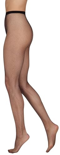 L'eggs Casual Women's Flattering Fishnet Stockings, Made with Recycled Fibers, Soft, Black, Size Large/X Large (Pack of 1)
