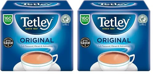 Tetley Everyday Original Tea, 160 Tea Bags Total (Pack of 2)