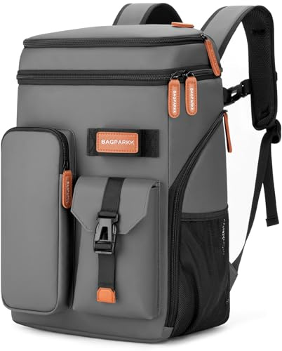 Zaino refrigerante isolato, 45 lattine, multifunzionale, a doppia piattaforma, a prova di perdite, con cinghia pettorale, grande capacità, leggero, da viaggio, campeggio, spiaggia, per uomini e donne