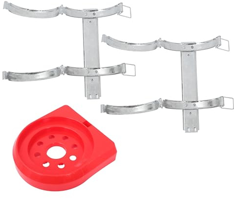 Zerodeko Soporte Extintor Metal Resistente con Base y Soporte para Montaje Pared Compatible con Kit Instalación Hogar Coche Oficina Optimiza Espacio y Facilita Acceso Rápido