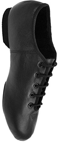 Starlite Basic Black Jazz Shoes Split Rubber Sole 5 L UK