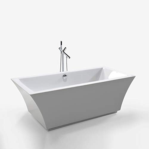 FREESTANDING Bathtub Susan + Faucet 170 x 80 cm New Modern Design Bath TUB
