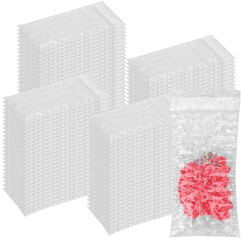 100Pcs Small Bubble Out Bag Pouches 2 x 3.15 Self-Seal Mini Bubble Pouches Cushioning Bags, Double Walled Self-Sealing Protective Wrap Shockproof Foam Bag for Small Business, Shipping, Packing