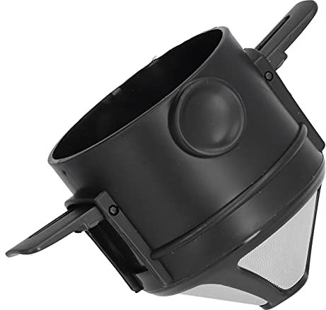 Kaffeefilterbecher, Kegelförmiger Kaffeefilter, Wiederverwendbares Kaffeesieb für Einzeltassen-Kaffeemaschine, Faltbares 2-lagiges Kaffeetropfer-Werkzeug aus Edelstahl für Heimbüro, Reisen, Küche, Cam