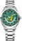 Pagani Design Luxus Herren Automatik Mechanische Uhren Japanisches NH34 GMT Uhrwerk Synthetik Saphir Edelstahl Wasserdicht Multifunktionale Sport Armbanduhr, grün