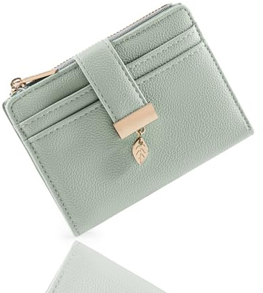 Pomelo Best kleines Portemonnaie Damen – kleine RFID Geldbörse mit Münzfach und Druckknopf – Mini Geldbeutel im Kurzformat Frauen