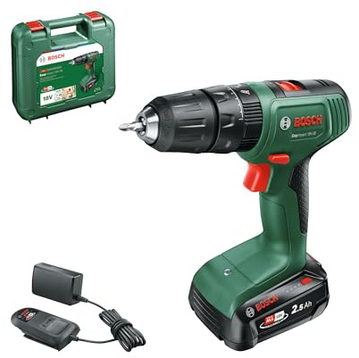 Bosch Cordless Combi Drill EasyImpact 18V-38 (1x Battery 2.5 Ah; 18 Volt System; in Carrying case)