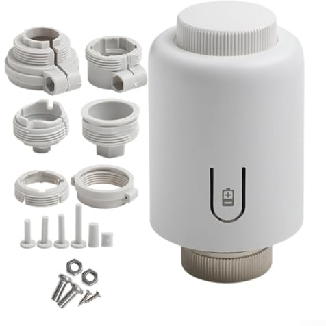 Smartes Thermostat für ZigBee, TRV Heizkörperventil, programmierbare Heizkörpersteuerung, intelligentes Heizkörperventil für Smart Home Steuerung