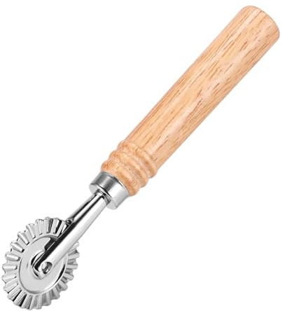 Rotella Tagliapasta, Rotella Taglia Ravioli, Rotelle Tagliapasta per Ravioli con Manico, Taglia Pasta Dentata per Sfoglia a Mano Multifunzionale, Casa Allegato Cucina Gadget, Pasta, Raviolis, Sfoglia