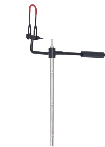 HUIOP Varilla de Extensión de Broca Pesca en Hielo Acero Aleación 20 Pulgadas con, Conector Taladro Eléctrico para Taladro Hielo