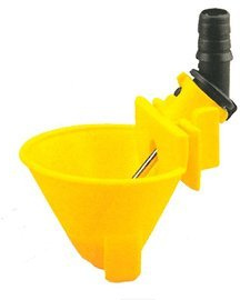 faunagarden 5 X Bebedero de cazoleta para Aves para conexion a deposito de Agua