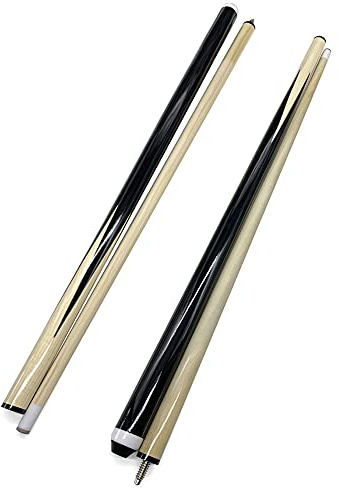 CENMO Lot de 2 bâtons de Billard en Bois pour Pont, Maison de Billard (145 cm)