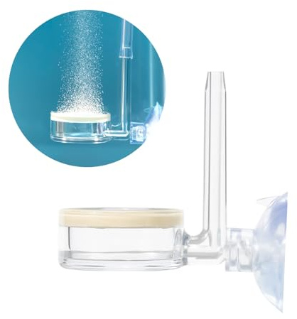 KFZDCG Diffusore di CO2 per acquario, diffusore di CO2 in acrilico, per piante da acquario, gorgogliatore a bassa pressione, crea nano bolle per acquari e colture idroponiche