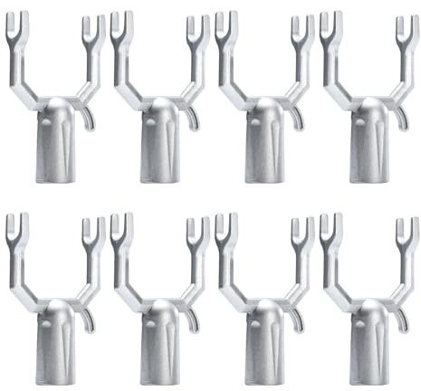 Lot de 8 supports longs en métal antirouille pour branches d'arbre fruitier, support facile à utiliser en alliage d'aluminium pour branches solides