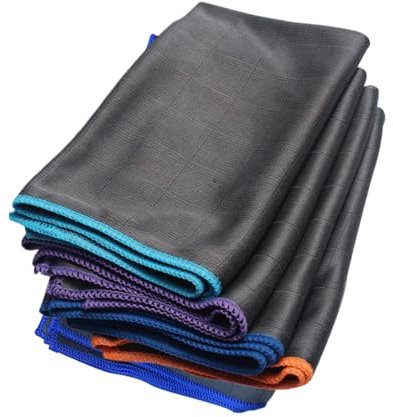 Generico Rags di piatti, tessuti per lavare i piatti | 5x panni di lavaggio da cucina per piatti | 40x50cm/15.7x23,6 pollici asciugamani rapidi assorbenti morbidi per cucina, soggiorno, bagno