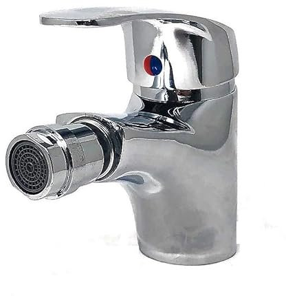 LEOFLA Rubinetto Monoleva Con Flessibili In Ottone Con Testa Mobile Per Bidet Lavabo