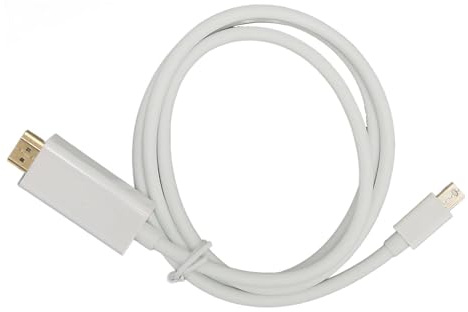 Mini DisplayPort Till HD Multimedia Interface Adapter, Professionell Hane Till Hane Mini DisplayPort Adapter Kabel för Monitor Projektor, Gaming Laptop Monitor (1m)