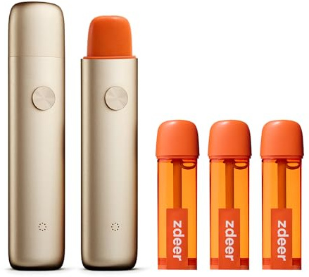 ZDEER Electric Breath Spray, Probiotic Mouth Spray for Bad Breath & Dry Mouth, Rechargeable Micro-Mist Oral Spray with 3 Flavor Cartridges, Alcohol-Free, Travel Size Ideal for Dating Office Daily Use