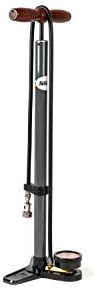 SILCA Pista Plus Fahrradreifenpumpe | Hochdruck 120 psi, 2,5 Zoll Manometer | Presta- und Schrader-Ventil | Langlebiger Schlauch | Hochleistung | Fahrrad-Standpumpe