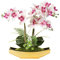 Kunstblumen wie Echt Orchideen Künstliche Blumen im Topf Phalaenopsis Kunstorchidee Bonsai Deko Frühling für Badezimmer Wohnzimmer Tischdeko, Höhe 38CM