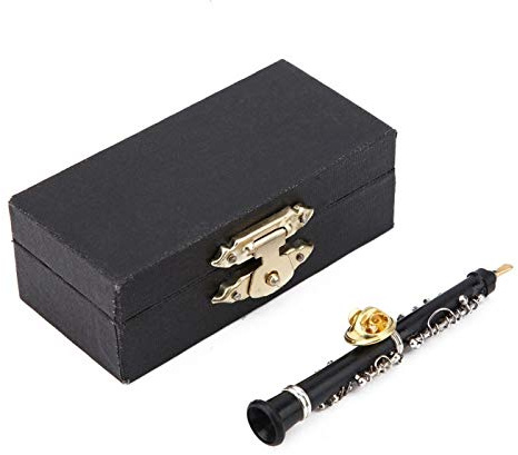Placcato Oboe a Forma di Mini Spilla Spilla Spilla Spilla Strumento Musicale Creativo Artigianato Abbigliamento Decorazione per Le Donne Festa Matrimonio e Uso Quotidiano