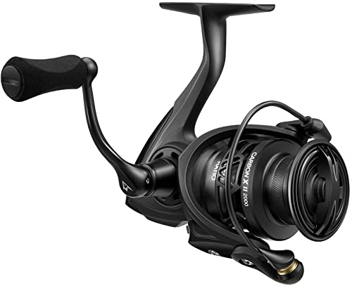 Piscifun Carbon X II fiskerulle, lätt 155,9 g, kolramsrotor med förbättrad kolram, maximalt drag 10 kg, 10 + 1 BB pansrad, 6,2:1/5,2:1, stark fiskerulle i sötvatten