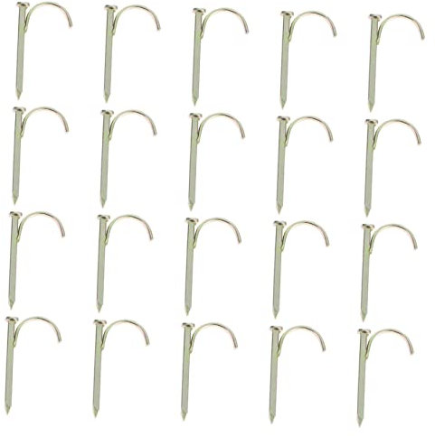 Yardwe 20Pcs Chiodi Di Fissaggio Del Tubo Dell'Acqua Morsetti Per Tubi Tubo Dell'Acqua Gancio Fisso Paesaggio Tubo Dell'Acqua Di Fissaggio Chiodo Tubo Dell'Acqua Gancio A Muro Tubo