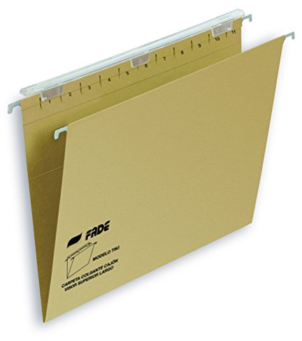 Elba Tiki 400064816 - Caja de 25 carpetas colgantes para cajón, Fº
