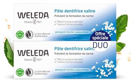 WELEDA - Duo Pâte dentifrice saline - 2x75 ml