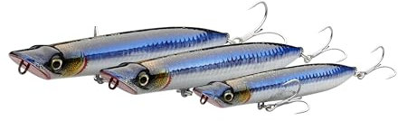 Savage Gear Slap Walker Topwater Köder für Angler - geriffelte Oberfläche, Ultra-Weitwurf Design, Seebarsch, Barrakuda, und andere Raubfische, ideal für Salzwasser Ghost Brown 10 cm