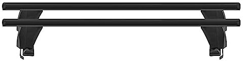 Menabo Dachträger Grundtäger kompatibel mit Audi A3 8P 2004-2012 3tür TÜV Alu Schwarz 2X