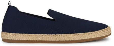 Geox Herren U PANTELLERIA A Espadrille Wedge Sandal, Navy, 47 EU