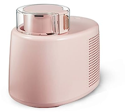ice cream machine Ice Cream Machine Home Convenient Desktop Small Automatic Fruit Yogurt Ice Cream Machine(Pink)