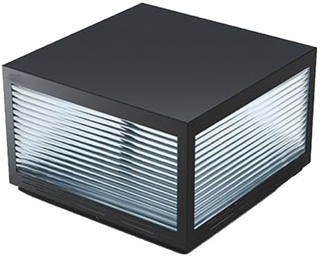 HLTYGWX bolardo Luces outdoo Luz de Columna al Aire Libre, LEDan Pilar Poste Linterna Acabado Valla Impermeable Pilar Externo Linterna Columna Luminaria para Patio Patio
