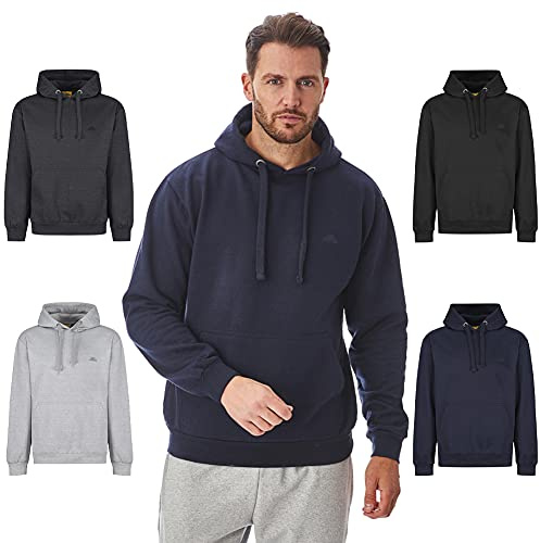 Iron Mountain IMSWT203 Sweat à Capuche en Molleton Doux et Sweat-Shirt à Capuche pour Hommes, Bleu Marine, L