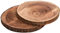 Nicunom 2 Pack Large Wood Slices for Centerpieces, 22-25cm/28-30cm Natural Wood Slabs Round Tree Slices Wooden Cheese Server, Rustic Wood Centerpieces for Wedding Table