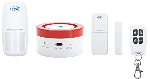 Sistema di allarme wireless PNI Safe House PG600LR, sistema di sicurezza domestica intelligente, connessione wireless, antifurto