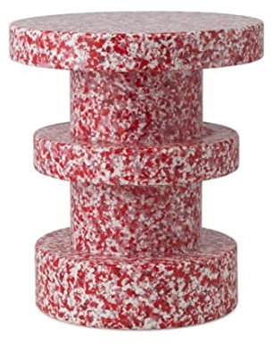 Normann Copenhagen Hocker Bit Stool aus Polyethylen in der Farbe: Rot, Größe: 36 x 42 cm, 605703