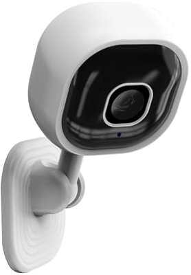 Ohuhu Telecamera di Sicurezza Casa WiFi Interna con Audio Bidirezionale, 1080P HD Visione Notturna IR, Allarme Intelligente, Registrazione Ciclica & Memoria TF 128GB, Compatibile con iOS/Android