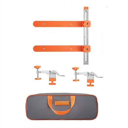 FLKWOP Kit de plantilla de instalación deslizante de cajón, herramienta deslizante de cajón, plantilla de hardware de gabinete de precisión, plantilla de bisagra para armarios, cajones, escritorios