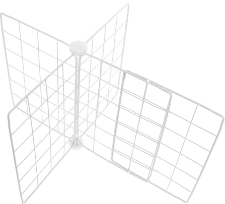 Zerodeko Separador De Congelador Metálico Ajustable 42-56 Cm x 41 Cm x 32 Cm De Hierro Rejilla Transpirable para Refrigerador y Congelador, Divisores Flexibles para Organización De Alimentos