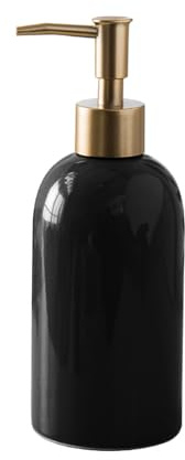 AWJUWHBJ Dispensador de desinfectante de manos de cerámica, botellas dispensadoras de jabón líquido de gel, para baño, cocina, accesorios de baño de tipo moderno